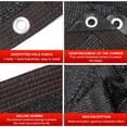 thumbnail image 2 of Sinkoo 95% Black Sun Shade Cloth, 6.5x6.5Ft Durable Mesh Tarp with Grommets, Sunshade Cloth for Camping, Greenhouse, Plant, Car, Backyard Patio Garden, 2 of 7
