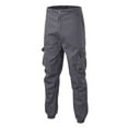 thumbnail image 4 of LIUJUNSHOP Denim Cargo Pants for Men Men's Cargo Pants Work Trousers with Multiple Tooling Pockets for Outdoor, 4 of 7