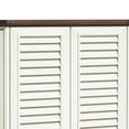 thumbnail image 6 of Uforic 67.1"H Wood Garage Storage Cabinet with Hooks & Adjustable Shelves, White, 6 of 8