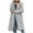 Gray Fleece Jackets Clearance, variant on EOYWHK Sherpa Lined Jackets for Women Long Overcoats Long Sleeve Open Front Trench Coats Dressy Pea Coats ,S-3XL