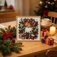 thumbnail image 2 of Christmas Pearl Diamond Painting DIY Art Kit with Frame, Christmas Pearl Bead Art Craft for Adults, Diamond Dotz Bead Painting Party Gift for Home Wall Deco, 2 of 5