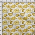 thumbnail image 4 of oneOone Rayon Gamboge Yellow Fabric Floral Sewing Craft Projects Fabric Prints By Yard 56 Inch Wide, 4 of 4