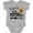 AC-Heather Grey, variant on Uncle's Little Football Fan Boys or Girls Baby Bodysuit