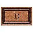 thumbnail image 3 of Calloway Mills 152961830D 18 x 30 in. Black Border Monogram Rectangular Doormat, Natural - Letter D, 3 of 4