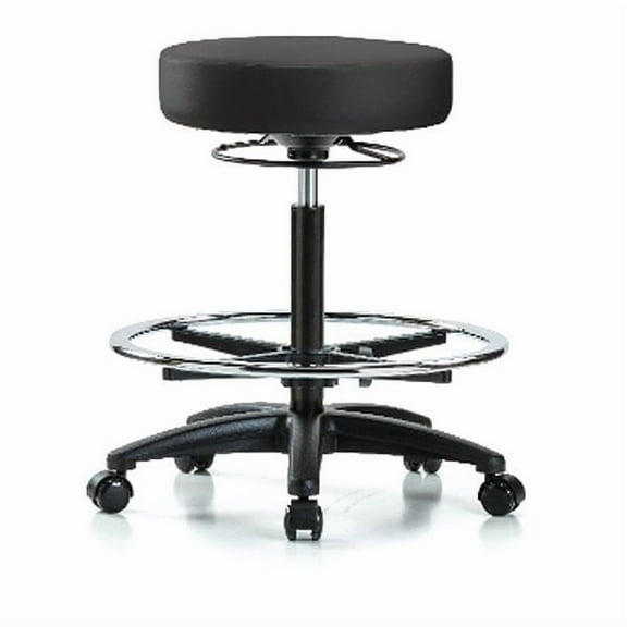 Manufacturer Varies Backless Pneumatic Stool,17" W BR-VHBSO-RG-CF-RC-8540