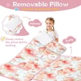 thumbnail image 3 of Pioneer Flower Floral Print Pattern Toddler Nap Mats for Kids Preschool,Sleeping Mat Bag or Kids,Toddler Sleeping Bag,Toddler Nap Mat or Daycare, 3 of 6