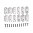 thumbnail image 3 of HEALEEP 30 Pcs Assiette de Réparation en Acier Inoxydable Plate pour Renforcer les Meubles de Maison, 3 of 4