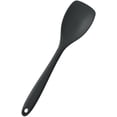 thumbnail image 1 of Silicone Spoonula Spatula Spoon, High Heat Resistant to 680°F, Hygienic One Piece Design, Non Stick Rubber Cooking Utensil (Graphite Black), 1 of 5