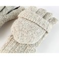 thumbnail image 3 of Holzlrgus Unisex Wool Blend Crochet Convertible Fingerless Gloves with Mitten Cover, 3 of 4