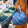 thumbnail image 1 of Xihbxyly Bolsa de Compras Reutilizable, Plegable, Organizador de Tela Resistente, Ecológica, Compacta, Ideal para Viajes, Compras, Picnic y Almacenamiento, 40 X 30 Cm., 1 of 7