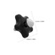 thumbnail image 2 of Raindrops 2Ud Accesorios En Negro Para Mango De Cortacésped Con Tornillos Y Tuercas De Resistencia, 2 of 6
