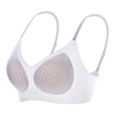 Fsqjgq Womens Underwear Sports Bras for Women High Support Backless Strapless Bra Wireless Bra Seamless Smooth Wirefree T Shirt Bra Push Up Bras Bustiers Lightly Lined Demi Cup Bras Bustiers
