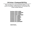 thumbnail image 4 of Zoomtoner Cartouche de Toner laser Noire à Rendement Élevé Compatible avec Brother HL-L2320D, Lot de 2 Brother TN660, 4 of 5
