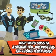 مجموعة مغامرات Wild Kratts - تتضمن نظارات واقية، وحجرة مخلوقات، وأقراص طاقة والمزيد - لعبة تلبيس - 3+