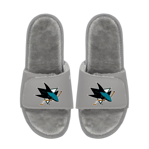 Unisex ISlide  San Jose Sharks Logo Fur Slide Sandals