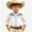 White, variant on Toddler Kids Girls Boys Shirt Tops Long Sleeve Fashion Chest Print Casual Collar Shirt Casual Loose Tops 10-11 Years