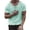 j19-Green, variant on LIIPEE Summer Short Sleeve Tees For Men Solid Color Crew Neck Casual T Shirts Male Comfortable Breathable Versatile Tshirt,L