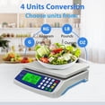 thumbnail image 2 of Báscula para alimentos MOCCO Commercial de 30 kg/66 libras con pantalla LCD, 2 of 6