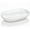 White, variant on AIMAIAIMAI Blue Ceramic Soap Dish for Bathroom/Kitchen Sink, Unique Marble Texture, Non-Slip, Waterproof Porcelain Bar Soap Holder