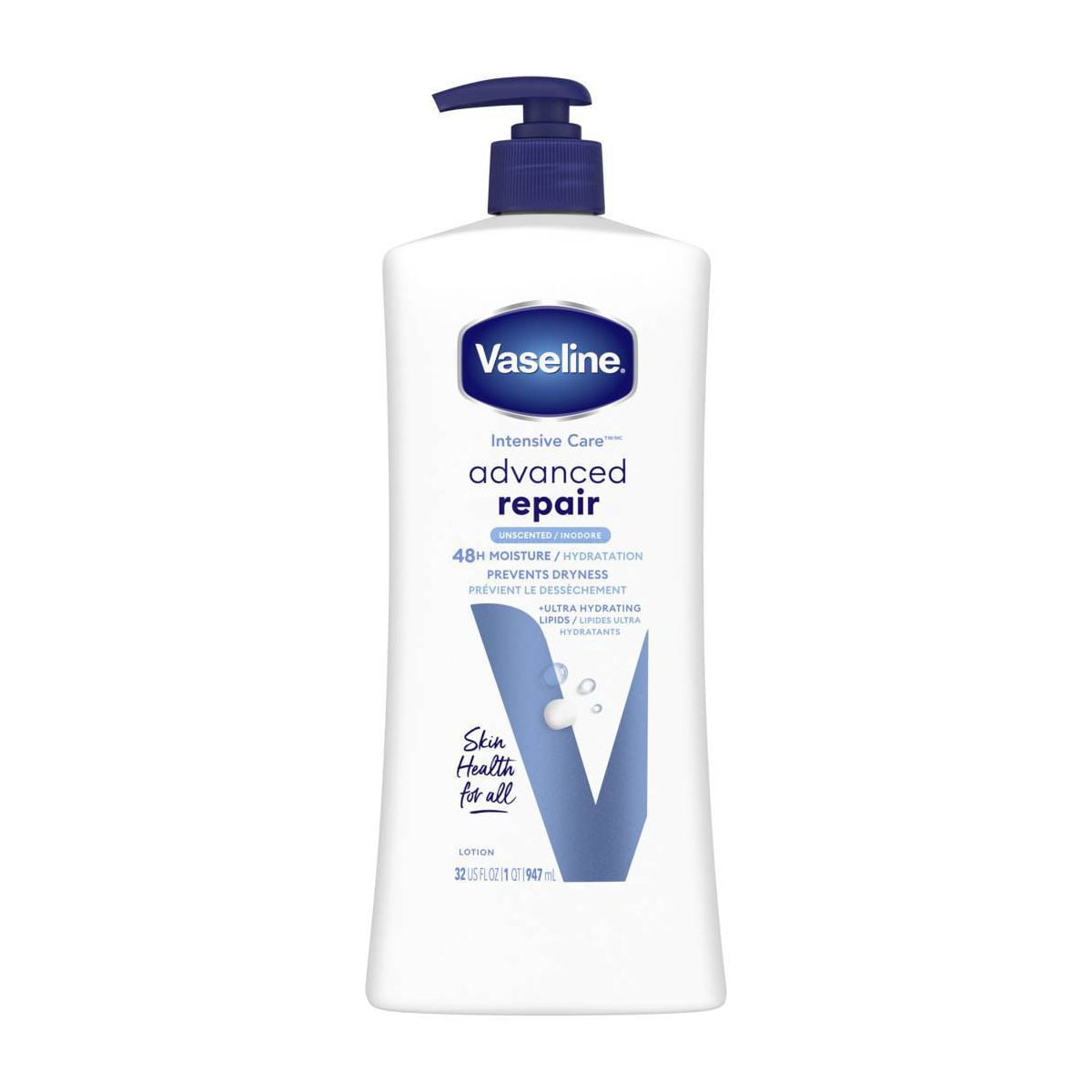 2X - Vaseline Intensive Care Moisturizing Advance Repair Body Lotion - Unscented - 32 fl oz