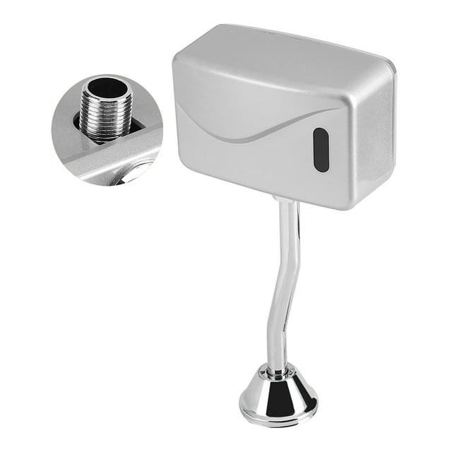 Automatic Sensor Touchless Urinal Flush Valve, Low Energy Consumption, Suitable for Public Toilet, Hotel, Hospital, Bathroom, Intelligent Flushing Control, Sanitary and Hygienic
