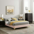 thumbnail image 3 of Modway Sutton Full Modern Performance Velvet Bed Frame in Pink, 3 of 7