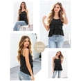 thumbnail image 4 of Women's Tiered Maternity Nursing Cami Sleeveless Nursing Top Breastfeeding Clothes, 4 of 5