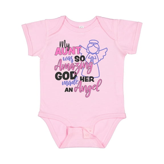 Inktastic My Aunt Was So Amazing God Made Her an Angel Girls Baby Bodysuit