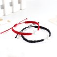 thumbnail image 3 of Especial para pulsera de cuerda trenzada simple y de moda Pulsera cruzada tejida a mano Pulsera cruzada de acero inoxidable, 3 of 6