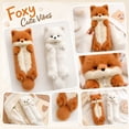 thumbnail image 2 of Plush Animal Shaped Pencil Pouch, Soft Fabric Writing Case, Durable Polyester Storage Bag for Stationery & Daily Supplies, 2 of 5