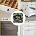 thumbnail image 6 of 4 Pcs Cabinet Handle Drawer Pulls Merry Chrismas Knobs with Screws Square Furniture Office Cabinet Knob Decoration, 6 of 7