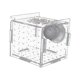 thumbnail image 4 of Caja de cría de peces, caja de incubadora de peces, caja de cría de aislamiento de peces con ventosa transparente y duradera para peces 6cmx6cmx6cm, 4 of 9
