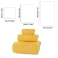 thumbnail image 3 of Juego de toallas de algodón extragrande de 3 piezas con toalla facial, de manos y de baño, multicolor, suave, altamente absorbente, de secado rápido, ligero y portátil., 3 of 6