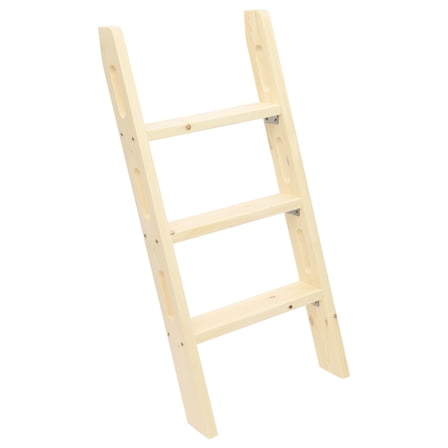 Miumaeov 3 Steps Ladder Wooden Bunk Bed Ladder Universal Space-Saving Motorhom Motorhome Step Ladder Climb Ladder