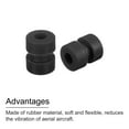 thumbnail image 4 of Unique Bargains 12Pack RC Anti Vibration Rubber Balls for F4 F7 Flight Controller M2x5.6mm Black, 4 of 6