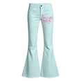 thumbnail image 2 of CONZONE Mens Casual Flared Pants Wide Leg Pants for Men Trendy High Waist Butterfly Graphic Bell Bottom With Pockets, 2 of 6