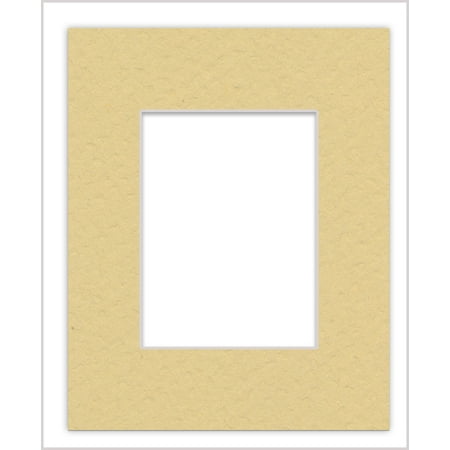 

Pack of TEN 16x20 Mats Bevel Cut for 13x16 Photos - Acid Free Marzipan Beige Precut Matboards For Pictures Photos Framing - 4-ply Thickness