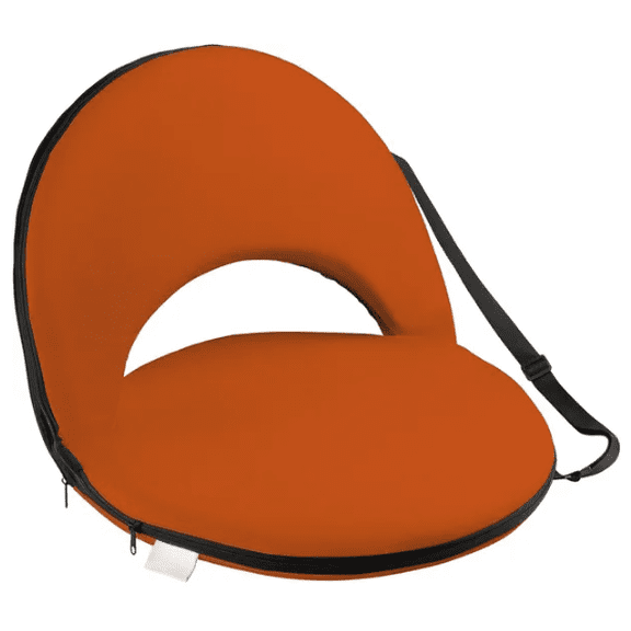 Premium Reclining Stadium Seat for Bleachers with Back Support 6 Reclining Positions Bleacher Hooks for Sports, Camping, Kayaking