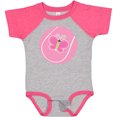 thumbnail image 3 of Inktastic Tennis Pink Ball Girls Baby Bodysuit, 3 of 5