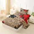 thumbnail image 2 of Erosebridal Boys Girls Camping RV Car Twin Sheet Sets 3pcs,Jungle Animal Bear Bedding For Kids Teens, 2 of 5