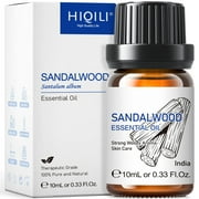 HIQILI Sandalwood Essential Oil,100% Pure Natural for Diffuser,Hair-10ml