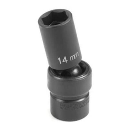 

Grey Pneumatic GRY-1018UMSD 0.38 in. Drive x 18 mm Semi-Deep Universal Impact Socket