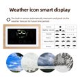 thumbnail image 2 of Weather Station Indoor Outdoor Thermometer Wireless LCD Color Display USB Rechargeable Digital Temperature Humidity Monitor Weather Thermometer Forecast Station with Barometer/Digital, 2 of 8