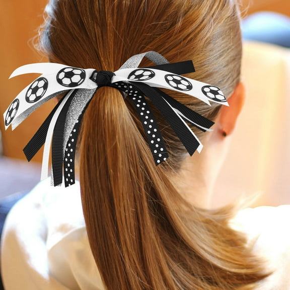 EXHUMKY Sports Scrunchies 1 Pair Multi-Color Soft Cloth Hair Ties for Secure Hairstyle and Comfortable Wear at Home or Gym