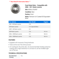 thumbnail image 2 of Front Brake Rotor - Compatible with 2006 - 2011 Buick Lucerne 2007 2008 2009 2010, 2 of 2