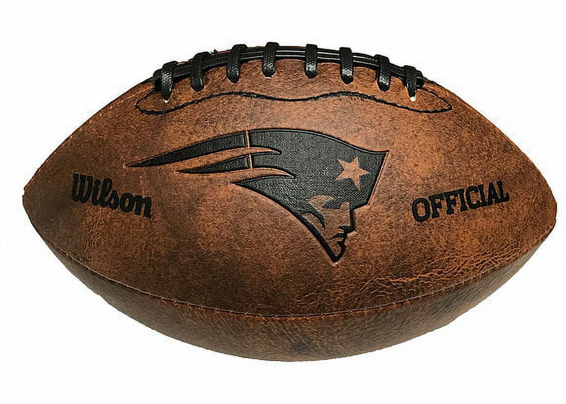 NFL - Wilson 9 Inch Throwback Football - New England Patriots - image 2 of 2