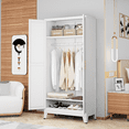 thumbnail image 2 of ERO Armoire et Garde-Robe en Acier de 70,9 Po avec Tringle et Tablettes Ajustables, 2 of 6