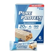 Pure Protein Bar, Blueberry Greek Yogurt, 20g Protein, 6 Ct