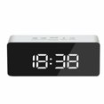 thumbnail image 2 of Despertador Digital Led Pc Mirror Snooze Retroiluminación Blanca Despertador Moderno Scienceny HA022591-00, 2 of 6