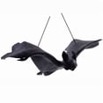 thumbnail image 2 of Halloween Hanging Bats Props, Simulation Plastic Flying Bat Hanging Ornament Party Decor, Halloween Party Favors Vampire Rats for Patio Lawn Garden Tree Porch Spooky House Decoration, B, 2 of 5